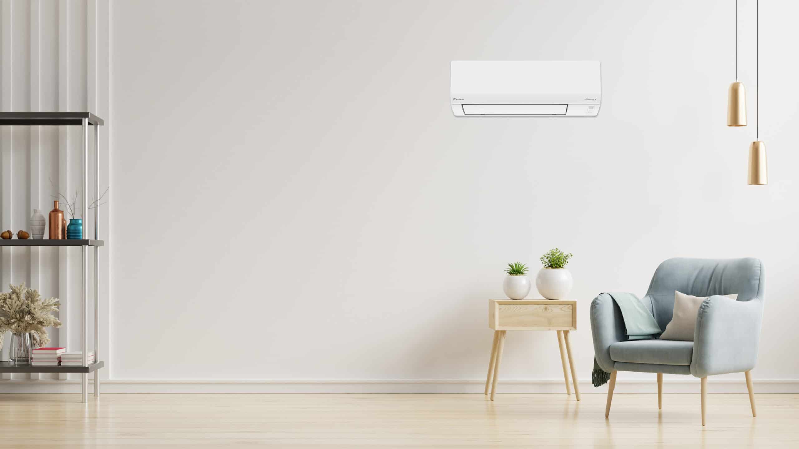 Living room with Daikin Airconditioning D-Smart Lite